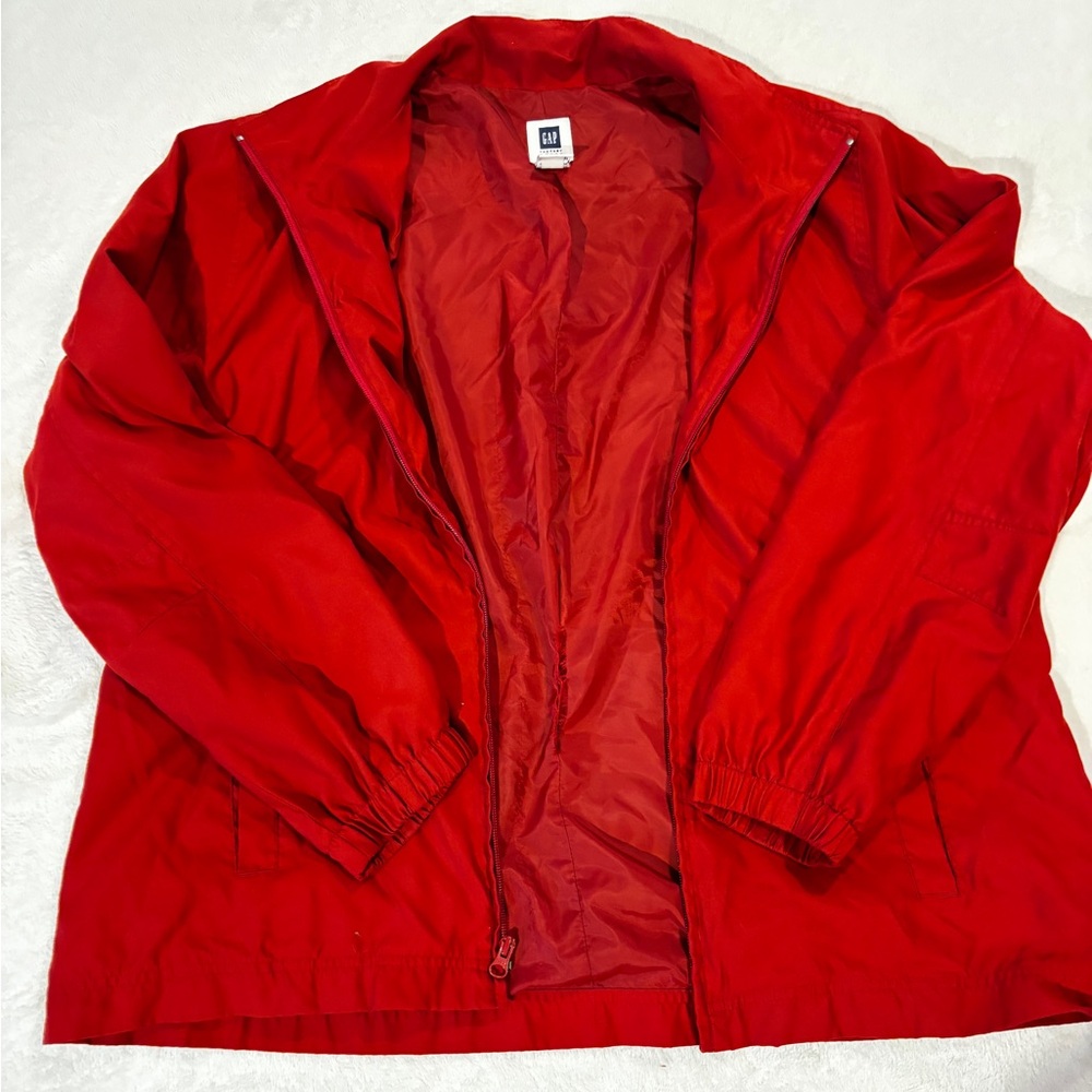 GAP Bold Red Nylon Jacket